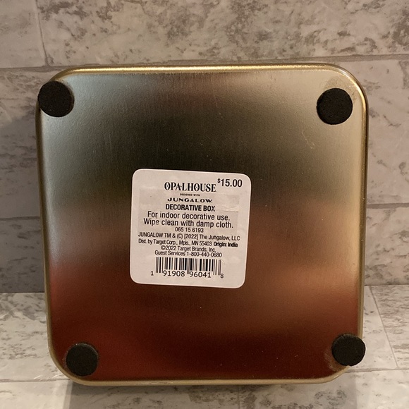 Opalhouse X Jungalow Target Metal Sun Decorative Trinket Box Tin Container - Picture 6 of 10